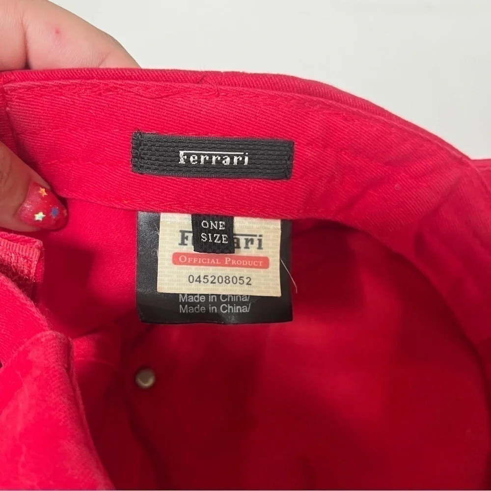Ferrari kids hat